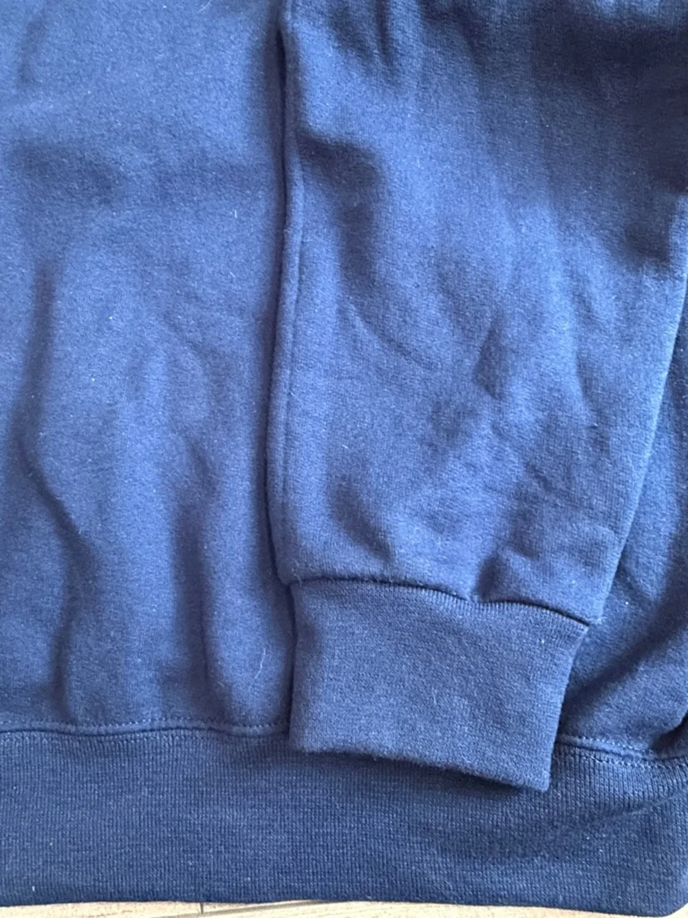 US Navy Quarter Zip Sweatshirt Jerzees Nublend‎ Mens Medium Navy Blue NWT